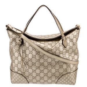 Gucci Metalic Gold Tote